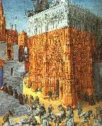 Jean Fouquet The Building of a Cathedral china oil painting reproduction